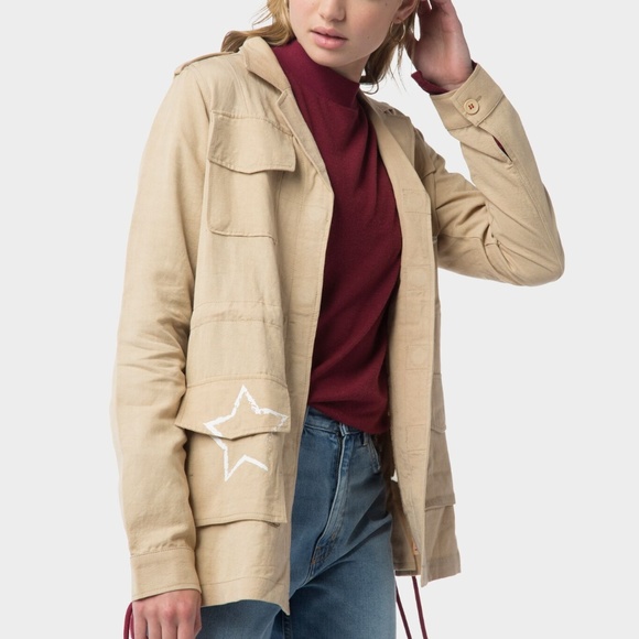 NWT PEACE ♥ WORLD "LOVE IS A VERB" JUSTINE JACKET - Picture 6 of 8